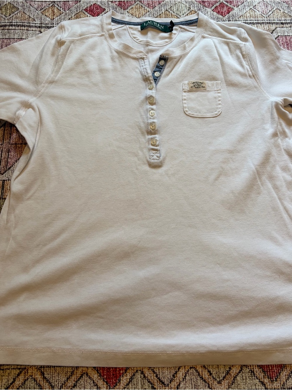 Ralph Lauren shirt, xl white color